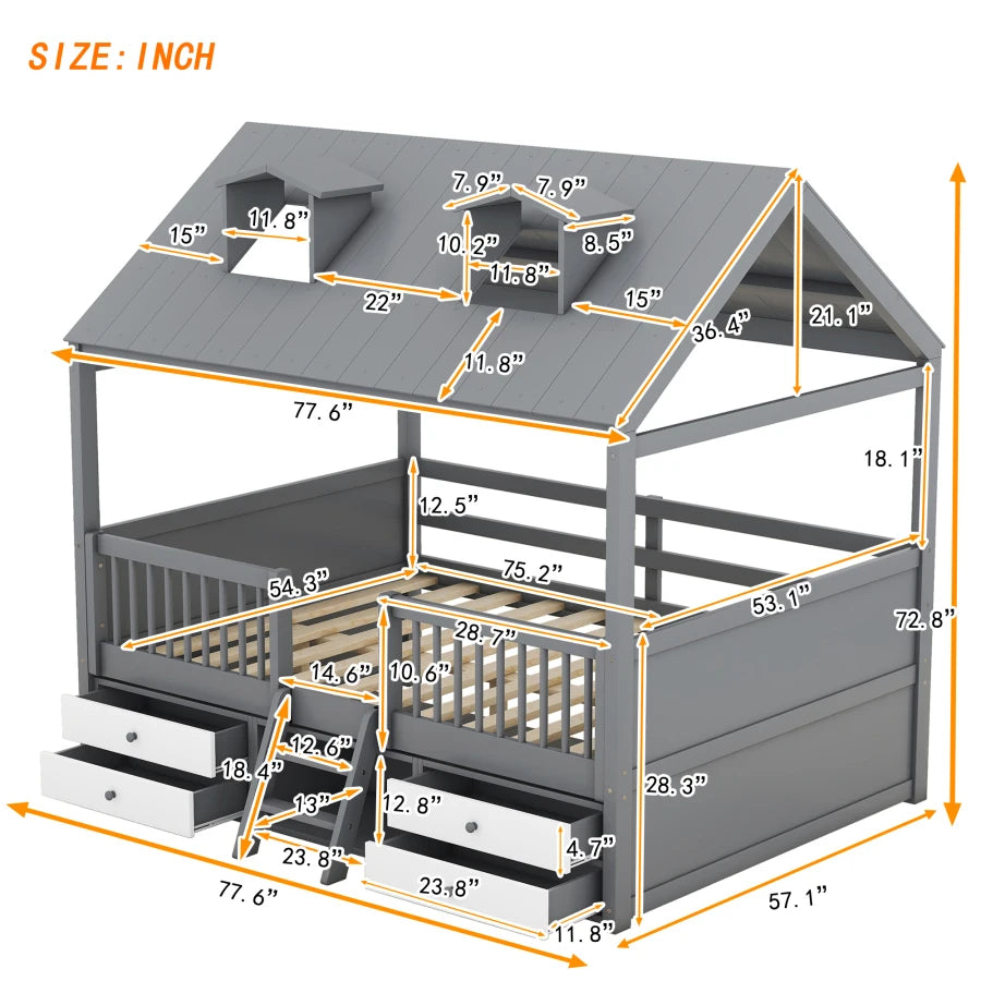 Wooden Bed For Children