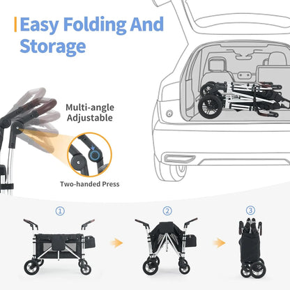 Stroller Wagon for 4 Kids