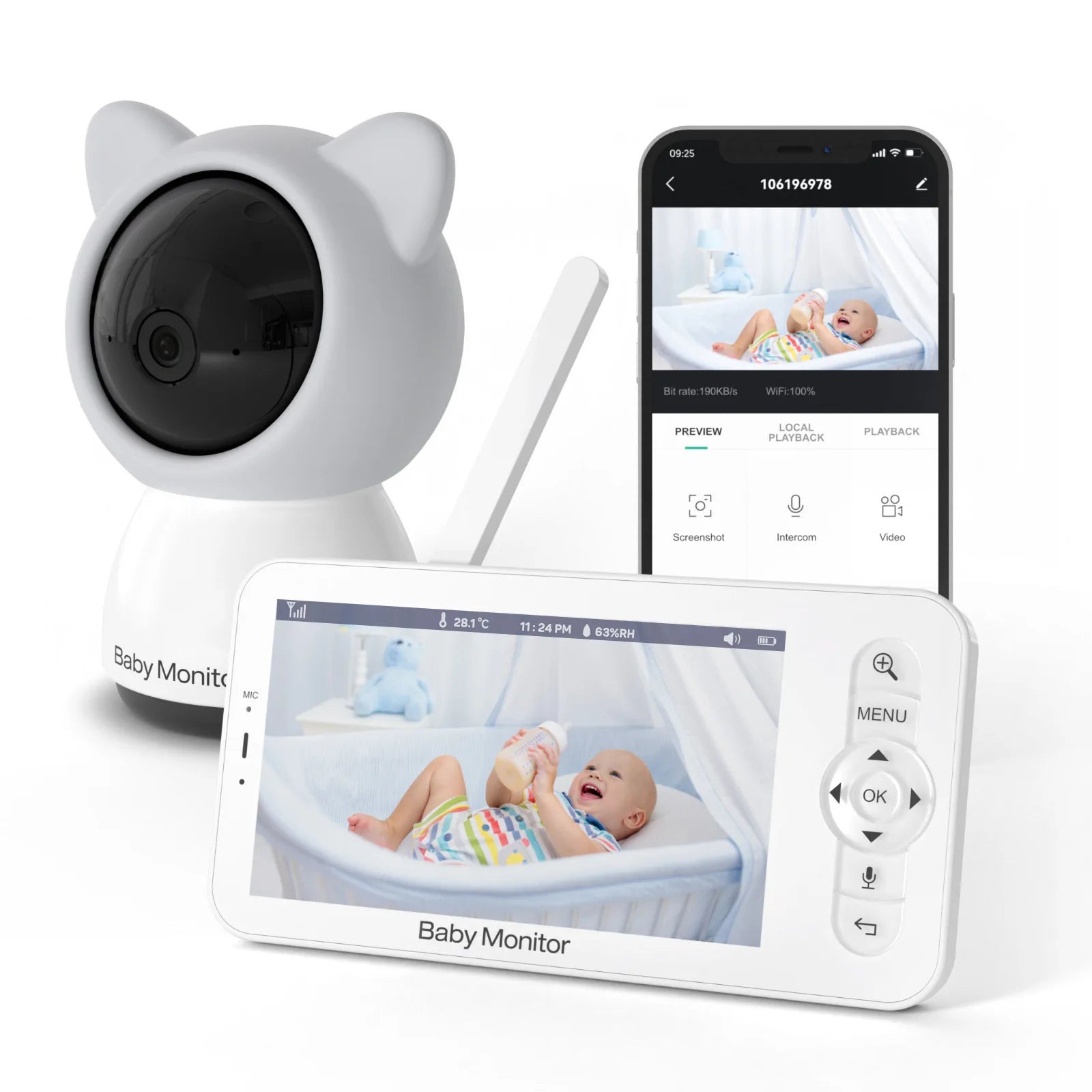 Baby monitor camera