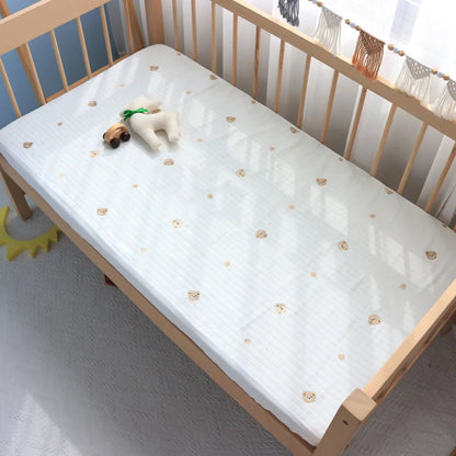 Crib Bed Cot Sheet