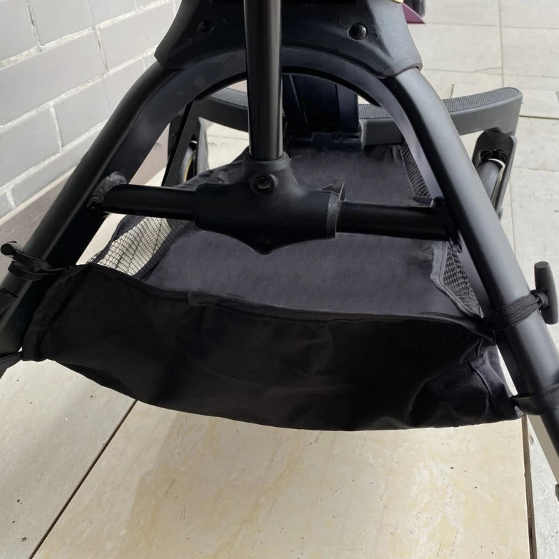 Durable Hanging Basket for Baby Stroller Pram Bottom Organizers