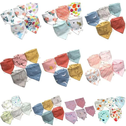 5pcs Baby Bibs Scarf