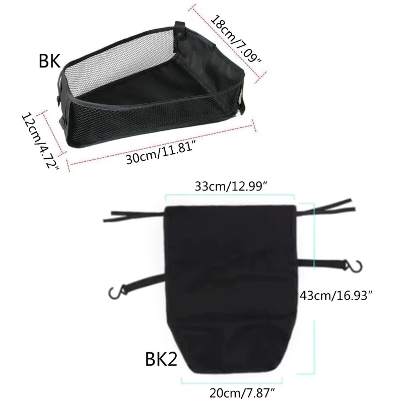 Durable Hanging Basket for Baby Stroller Pram Bottom Organizers