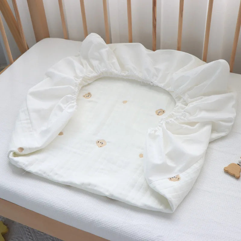 Crib Bed Cot Sheet