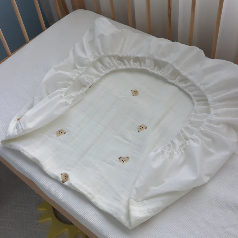 Crib Bed Cot Sheet