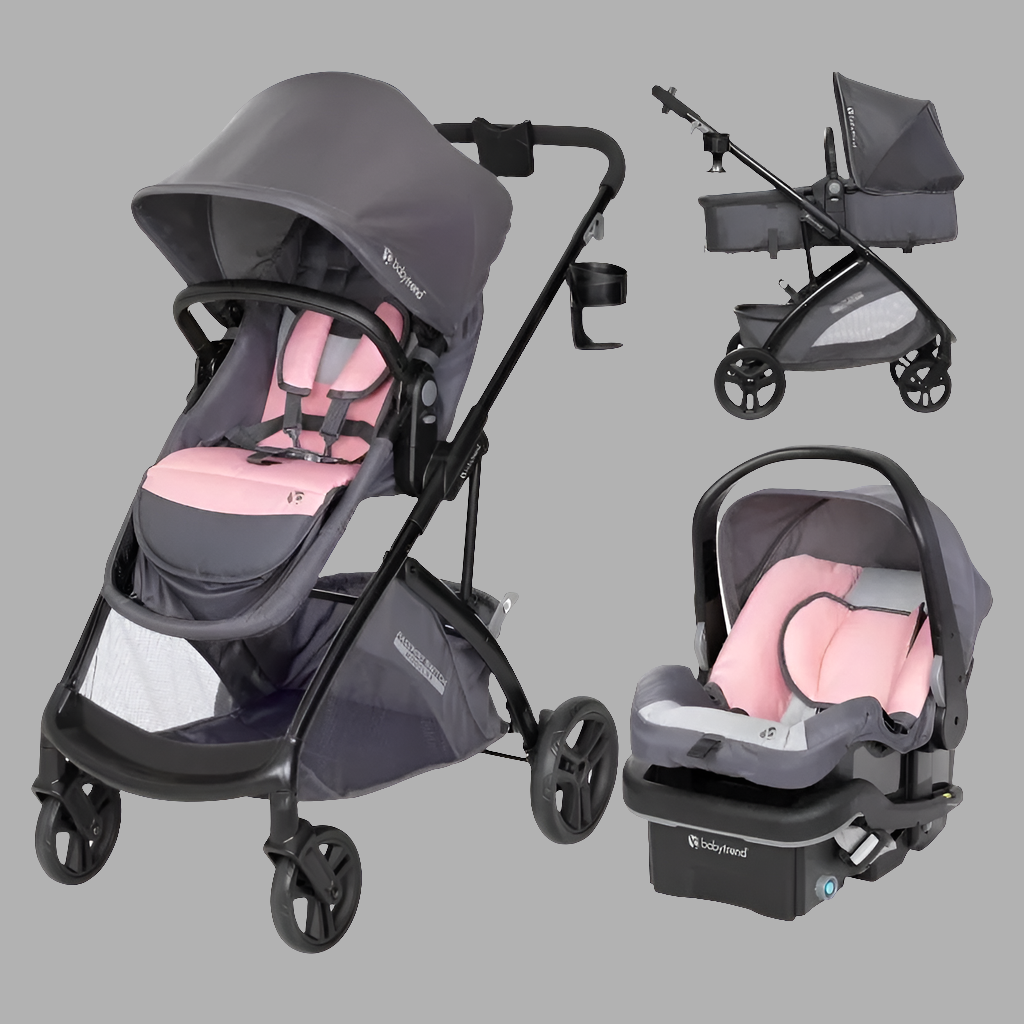 Baby Trend Passport Switch Modular Travel System, Dash Pink